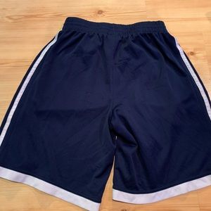 boys XL adidas athletic shorts navy blue